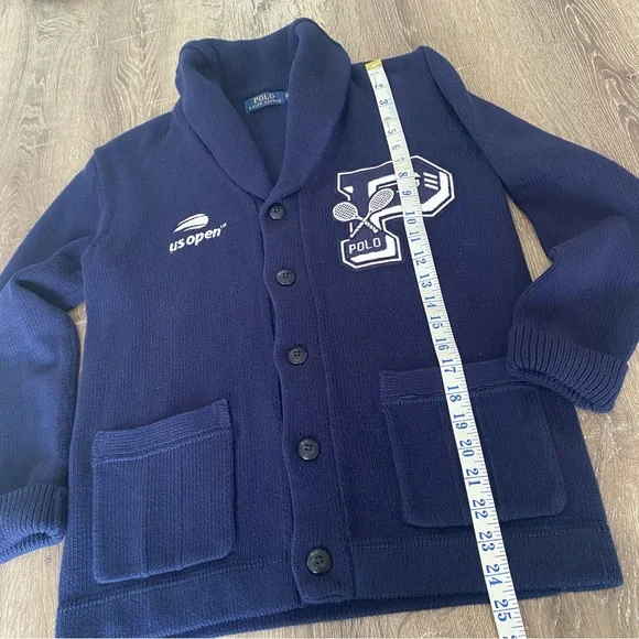 Polo Ralph Lauren US Open Cotton Cardigan RARE Sweater - Picture 12 of 16